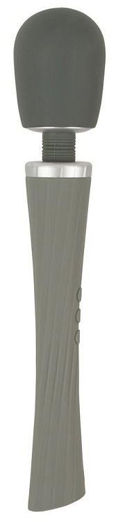 Серый жезловый вибратор Super Strong Wand Vibrator