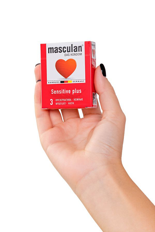 Презервативы Masculan Sensitive plus - 3 шт.